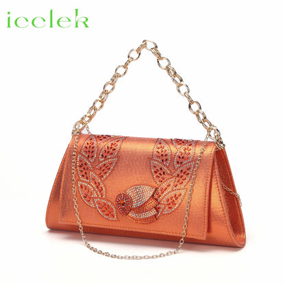2023 Newest INS Style Brown Color Elegant Low Heels Nigeria Popular Design African Ladies Shoes And Bag Set for Wedding Party