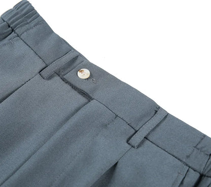 Men Slim British Style Suits Pants Business Casual Trousers Male Solid Fit Trousers High Quality Man Formal Wear Suit Pants 36