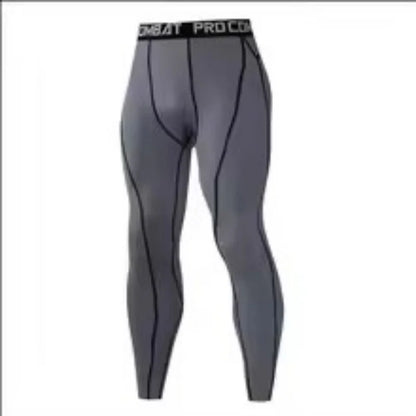 Men Compression Tight Leggings Running Sports Male Gym Fitness Jogging Pants Quick Dry Trousers Workout Training Yoga Bottoms