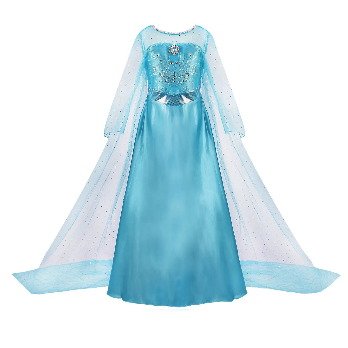 Fantasia Infantil Belle Menina Halloween Princesa Vestido Cosplay Festa Crianças Rapunzel Cinderela Anna Elsa Encanto Roupa de Aniversário