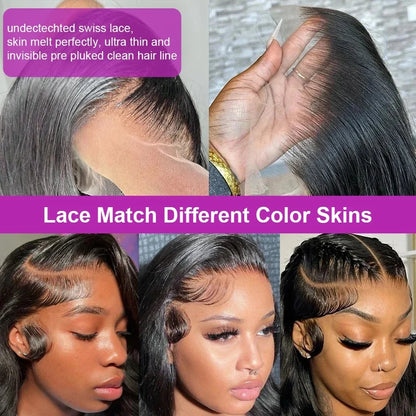 30 40 Inch Body Wave Lace Front Wig PrePlucked With Baby Hair For Women 13x6 Hd Lace Frontal Wigs 13x4 Lace Wigs 100% Human Hair