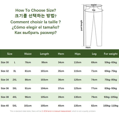 Spring New Cargo Vintage Straight Jeans for Men Clothing Soft Cotton Casual Streetwear Men Pants AG7116