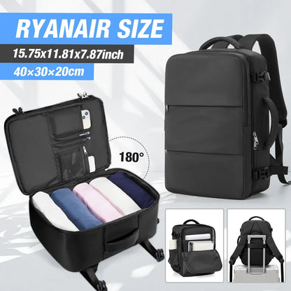 Luggage Cabin Bag, 40x30x20 Bag Men Women 15.6inch Laptop Bag Business  Travel Backpack，College School Backapck