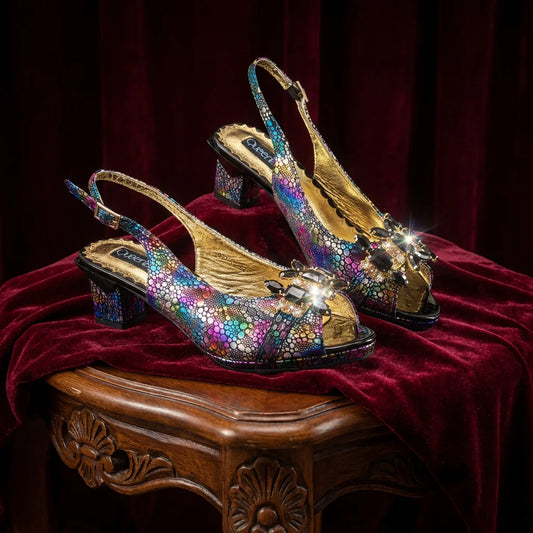 2026 New Elegant Italian Design Women's Black Heels with Rhinestones and Metal Decoration Shoes and Matching Bag Set for Party