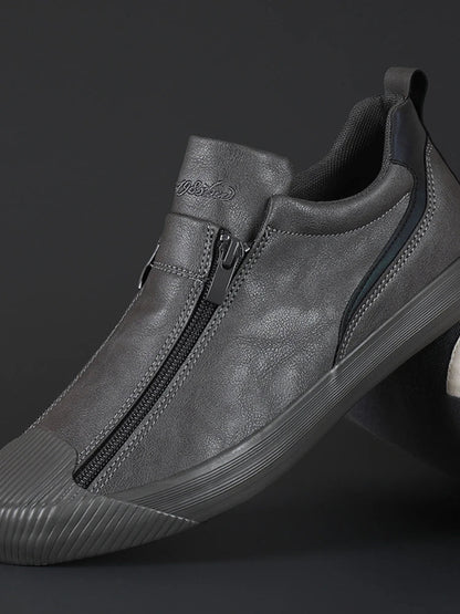 Men's Trendy Sneakers Leather Soft Sole Men Shoes Size 38-44