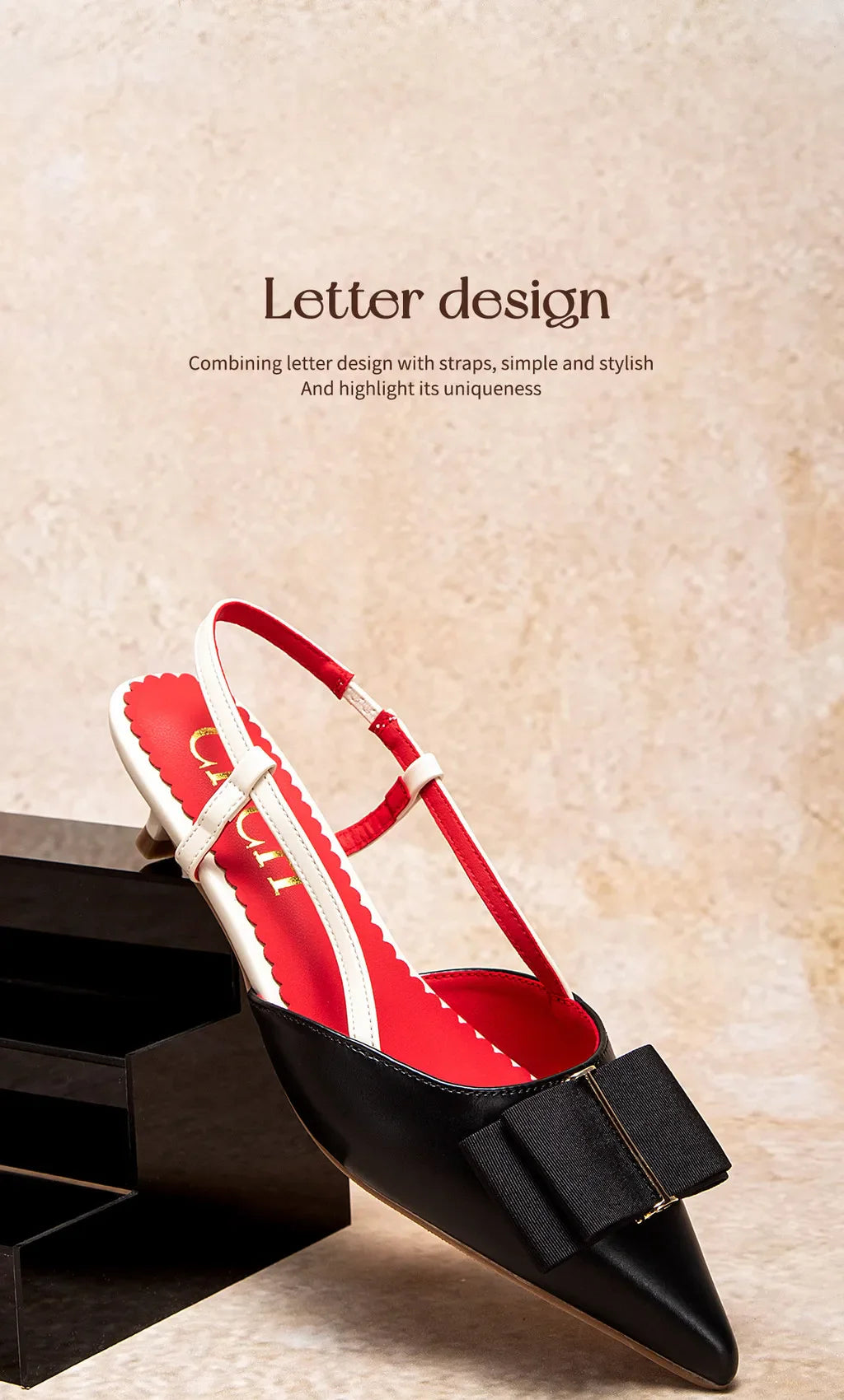 Woman High Heels Brown New Summer Strap Design Pointed Casual Elegant Workplace Ladies Classic Sandals
