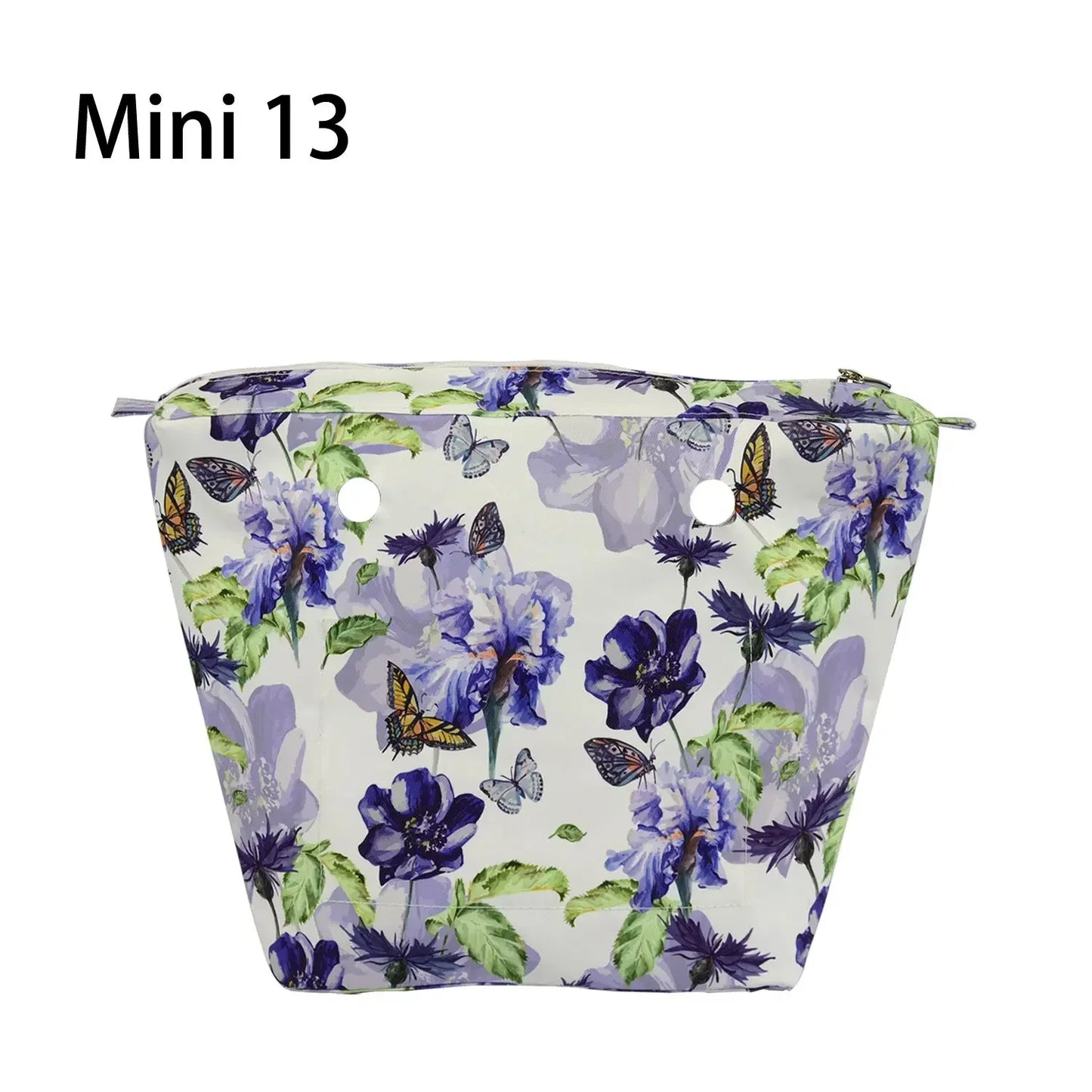 Composite Twill Cloth Waterproof Inner Lining Insert Zipper Pocket for Classic Mini Obag Senior Inner Pocket for O Bag