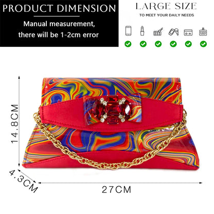 Fashion Purple Color Painted Rhinestones Elegant Peep Toe Sandals Shoes and Bag Set Italian Heels for Womens