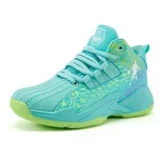 New Children's Sports Shoes Medium and Large Children's Mesh Boys Training Shoes Boys Basketball Footwear 2024 Spring and Summer