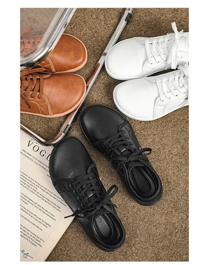 Mens Artificial Leather Wide Barefoot Shoes Unisex Plus Size Male Outdoor Minimalist Sneakers Women Zero Drop Casual Walking