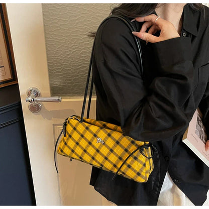 New Retro American Style Crossbody Bag Women's Handbag Fashionable Handheld Bag Casual Single Shoulder Bag Simple Style Handbag
