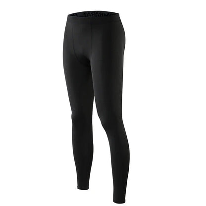Mens Gym Compression Leggings Sport Training Pants Dry Fit Running Tights Fitness Basketball Jogging Workout Trousers Polyester