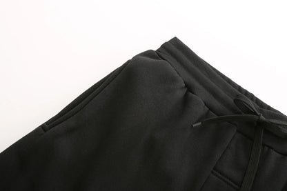 Men's 2025 high-quality sportswear sweatshirt + sweatpants, fashionable sportswear sweatshirt set for spring and autumn