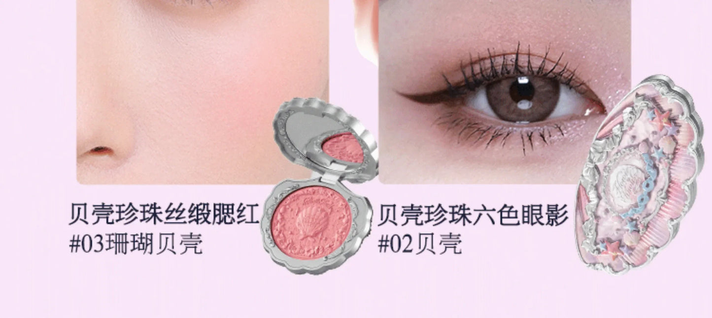 Gift Box Makeup Set Little Angel Full Box Lip Glaze Blusher Shell Jewelry Flower Know Birthday Gift Kit