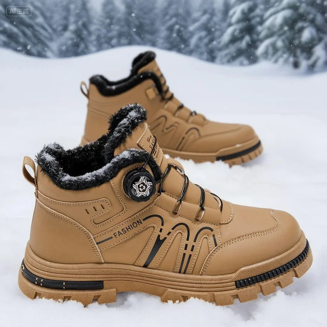 Men's high top denim boots, casual sports shoes, trendy and fashionable men's boots