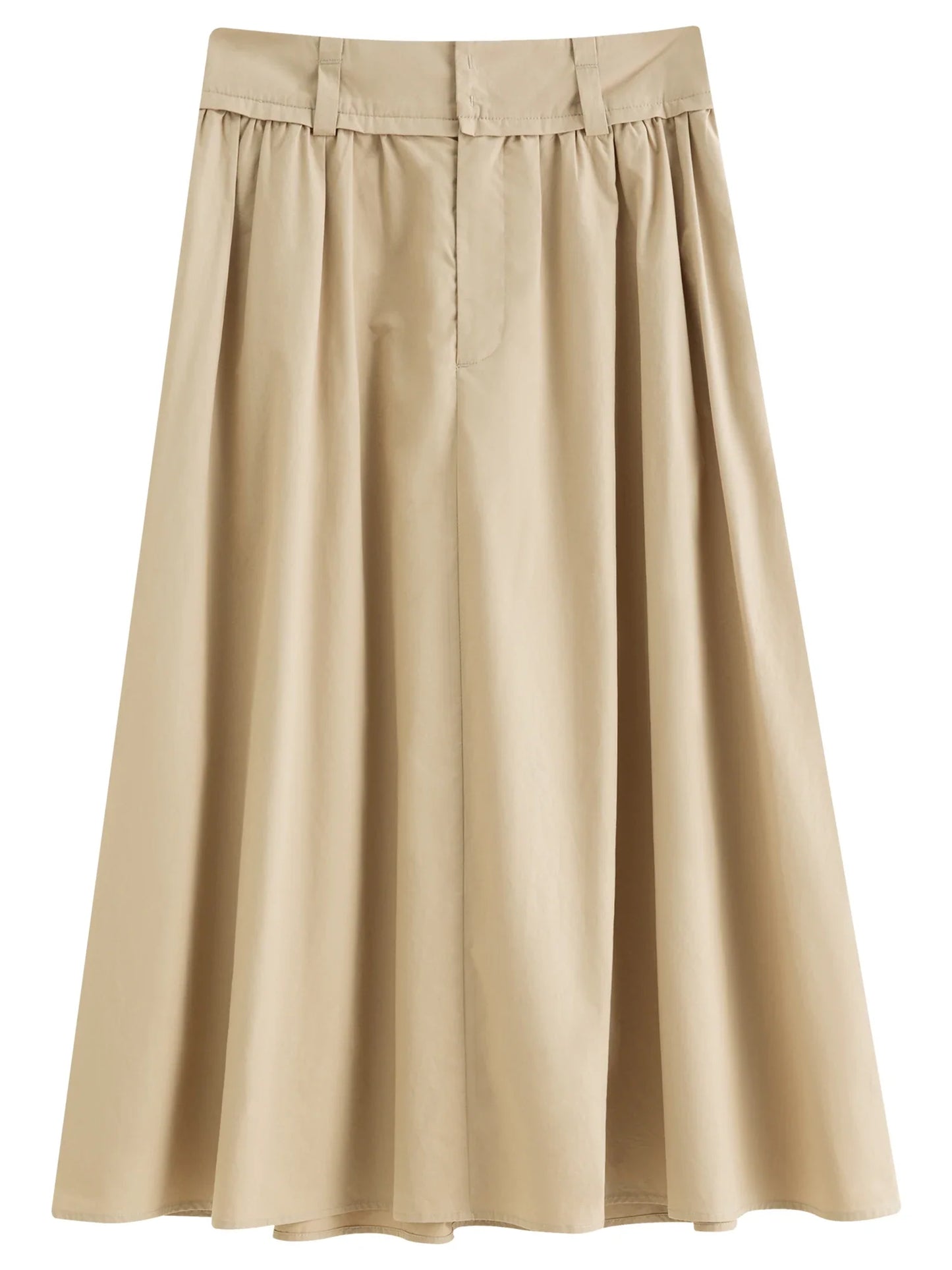 Women's Wide Waist High Waist A-line Skirt 2025 Autumn New Arrival Casual Workwear Style Skirt for Women 25DS83134