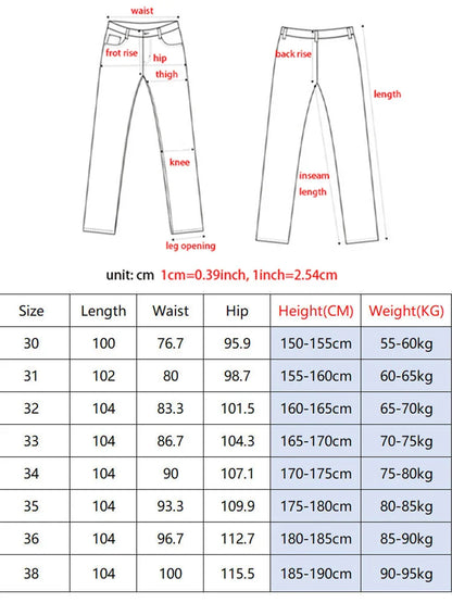 Cotton Pants Men's Straight Leisure Business Trousers Solid Autumn Winter Chinos Belted Pants Dad Elderly Formal Trousers
