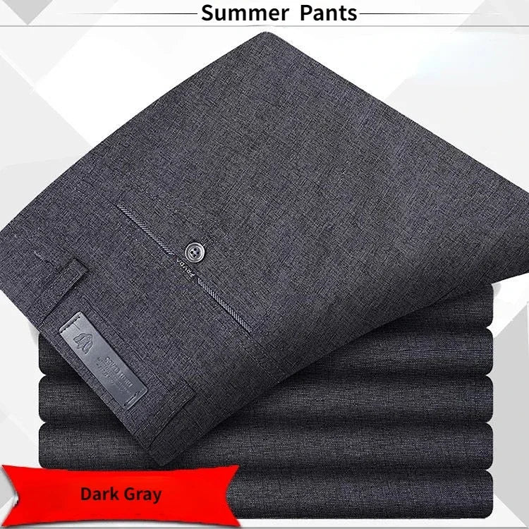 High Quality Men's Classic Suit Pants Summer Spring Pants High Waist Autumn Trousers Business Casual Pant Dropshipping GOZBKF