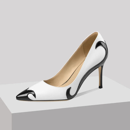 Verão Novas Sandálias Femininas de Bico Fino com Salto Agulha Sapatos Femininos de Salto Alto para Banquetes e Festas Sapatos de Casamento da Moda Scarpins 6,5-9cm