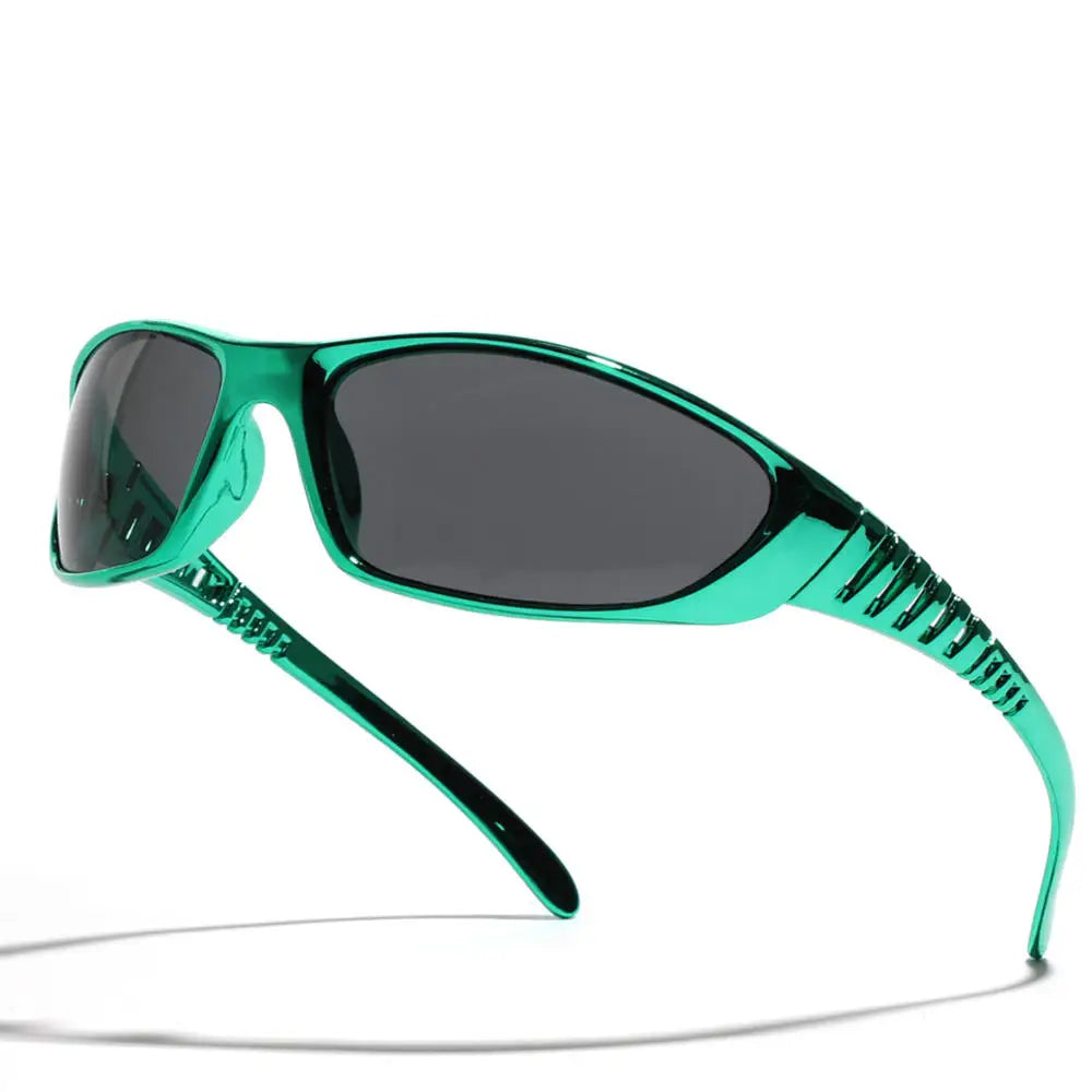Silver Sunglasses Color Hollowed Out Future Sense Of Technology Hot Girls Net Red Sunglasses Women Sunglasses Trendy Men