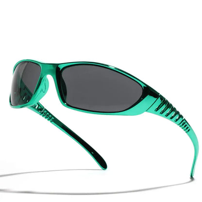 Silver Sunglasses Color Hollowed Out Future Sense Of Technology Hot Girls Net Red Sunglasses Women Sunglasses Trendy Men