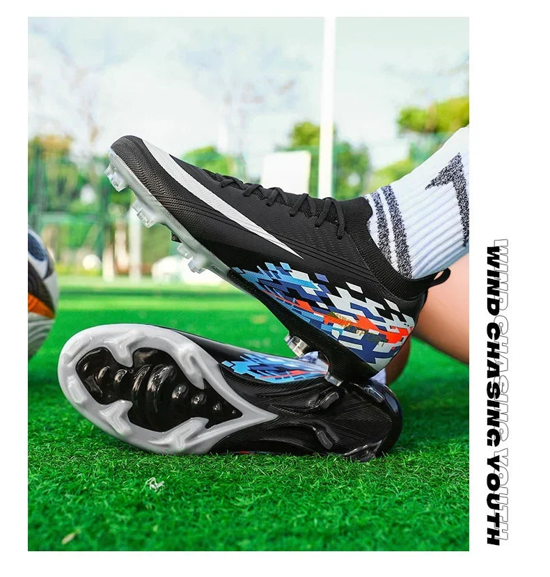 New Men Football Boots Unisex Non-Slip Outdoor Match Adult Comfortable Cleats Ultralight Soccer Shoes Sport Grass High-quality