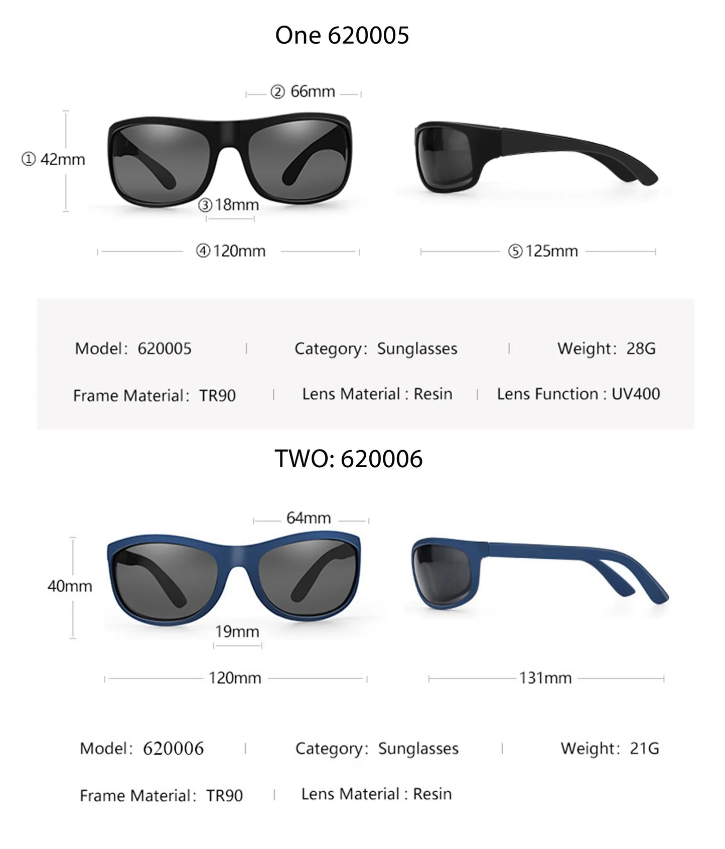 Polarized Sunglasses Men Outdoor Sport Sun Glasses