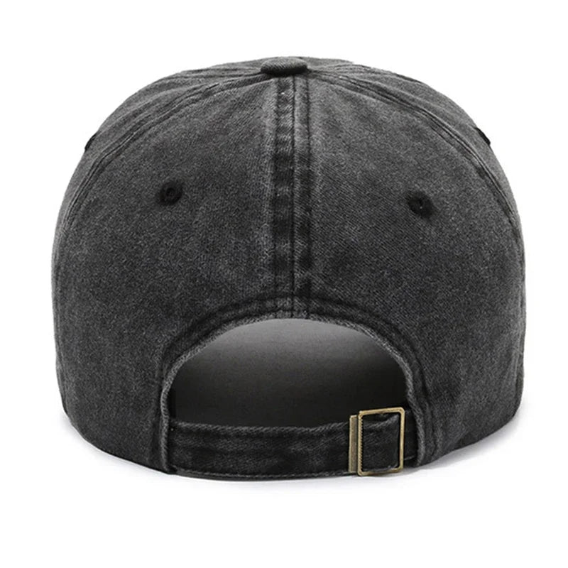 Baseball Cap M Letter Embroidery Dad Hat Women Men Outdoor Washed Cotton Cap