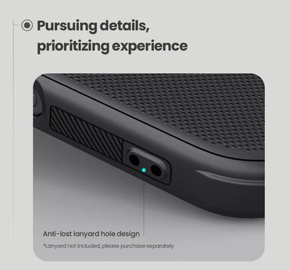 For iPhone 16 Pro Max / 16 Pro Case Nillkin Frosted Pro Magnetic Adapt Magsafe Matte full 360 soft frame Back Cover