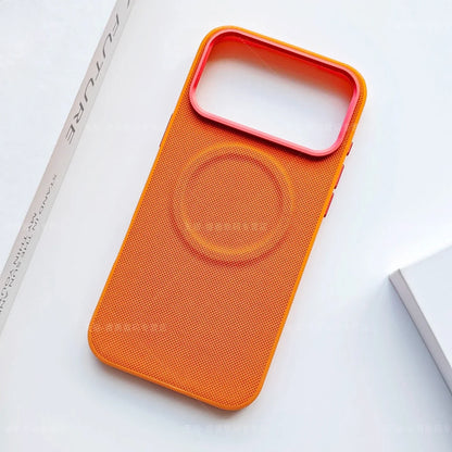 For iPhone 17 Pro Max 17Pro iPhone17 Case Leather Magnetic Magsafe Back Cover For iPhone 17 Pro Shell Bumper Funda