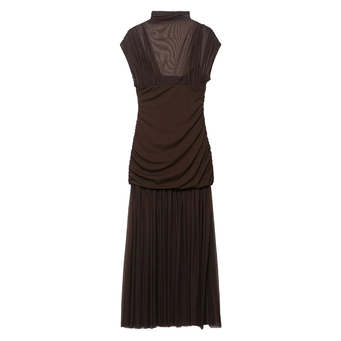 Spring Summer Elegant Women Dresses Wedding Guest Ladies Patch Work Tulle Dresses Valentine‘s Day Woman Dresses