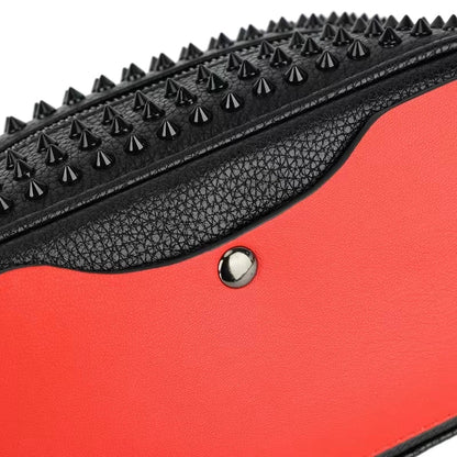 Clutch PU Leather Purses for Women Fashion Multi-Pocket Handbag Zipper Wallet Party Black