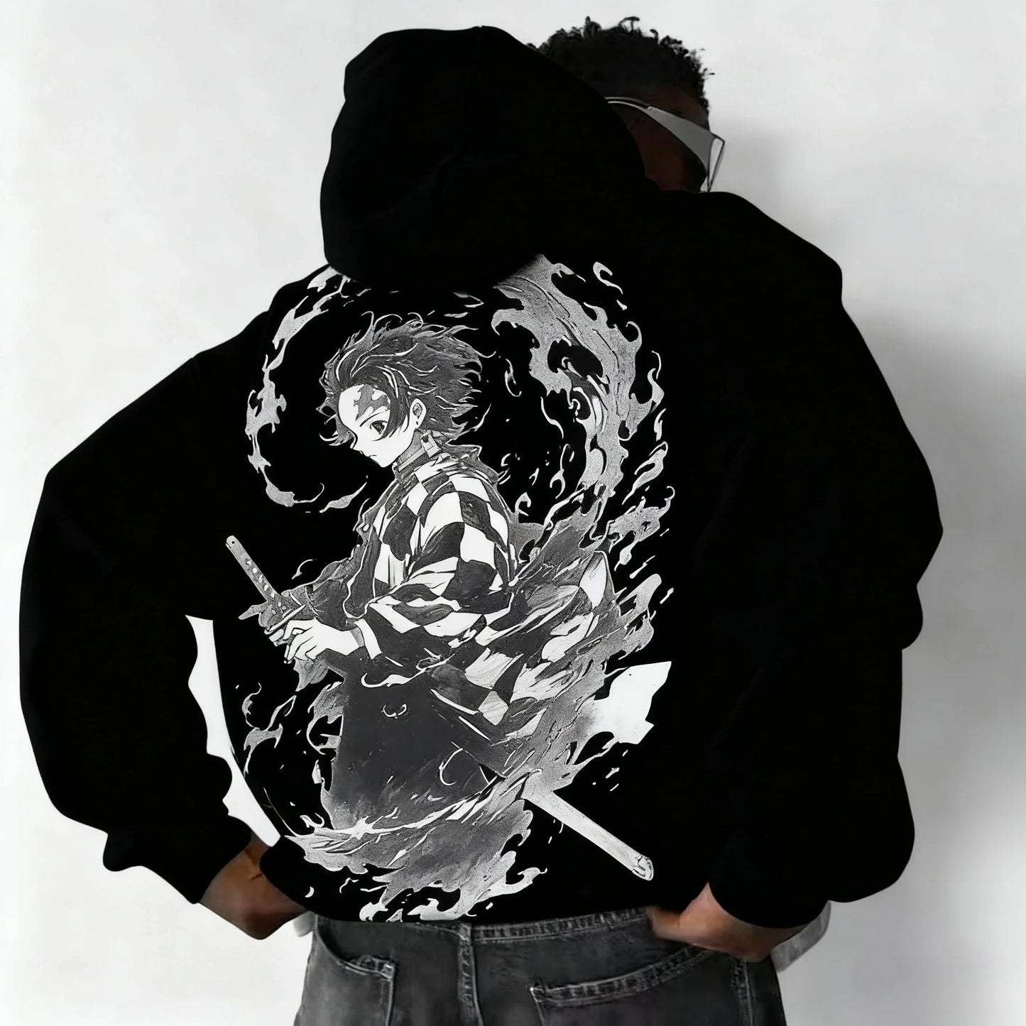 Demon Slayer Collaboration Pure Cotton Men's and Women's Hoodie for Spring and Summer  New Item Street Casual Loose Top