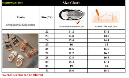 2026 High Quality Girls Sandals Flower Sweet Soft Children's Beach Shoes Kids Cute Summer Floral Sandals Princess Fashion 22-31
