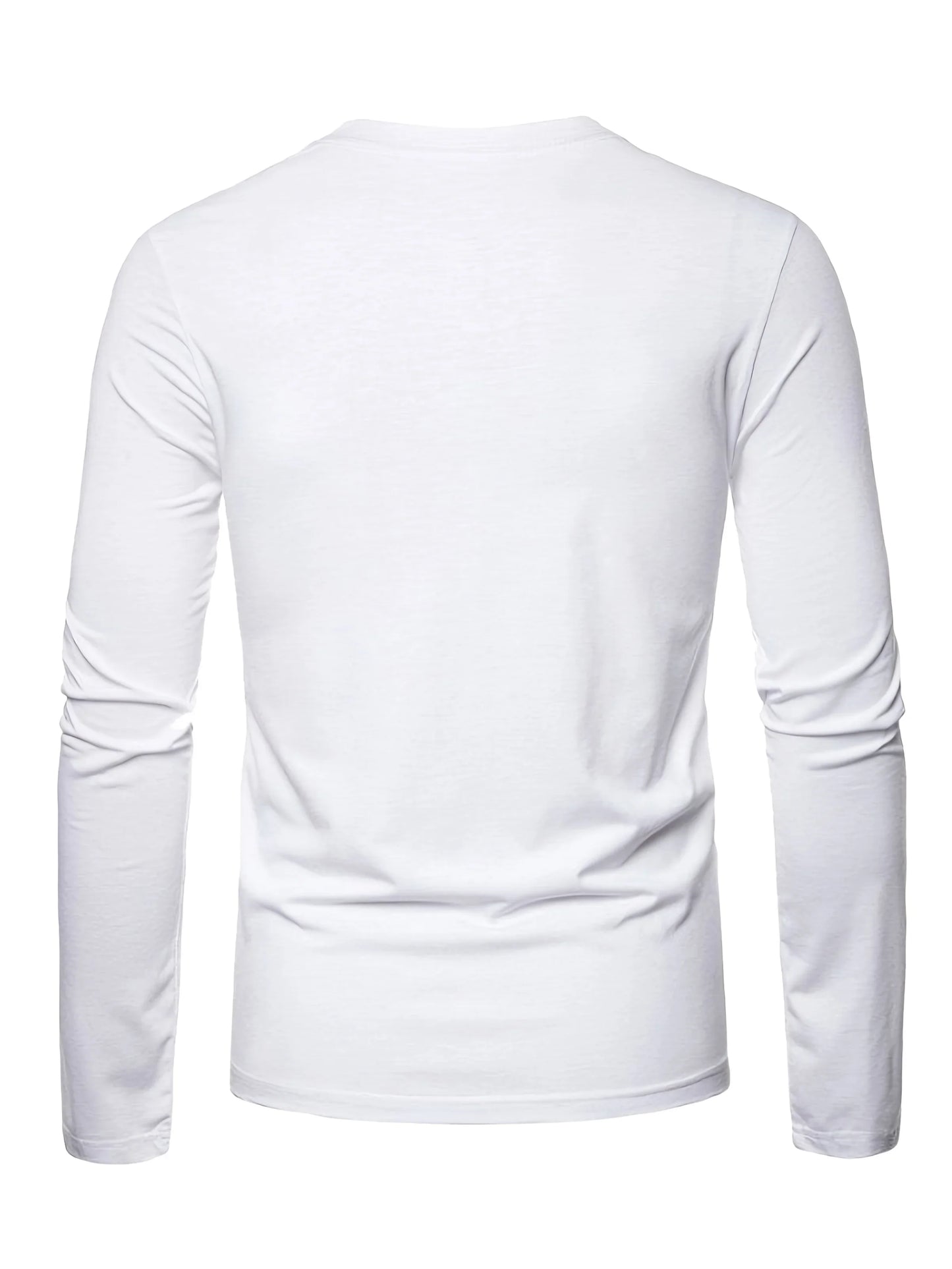Men's 100% pure cotton loose and comfortable casual sports THE ORIGINALS letter printed round neck long sleeved T-shirt top