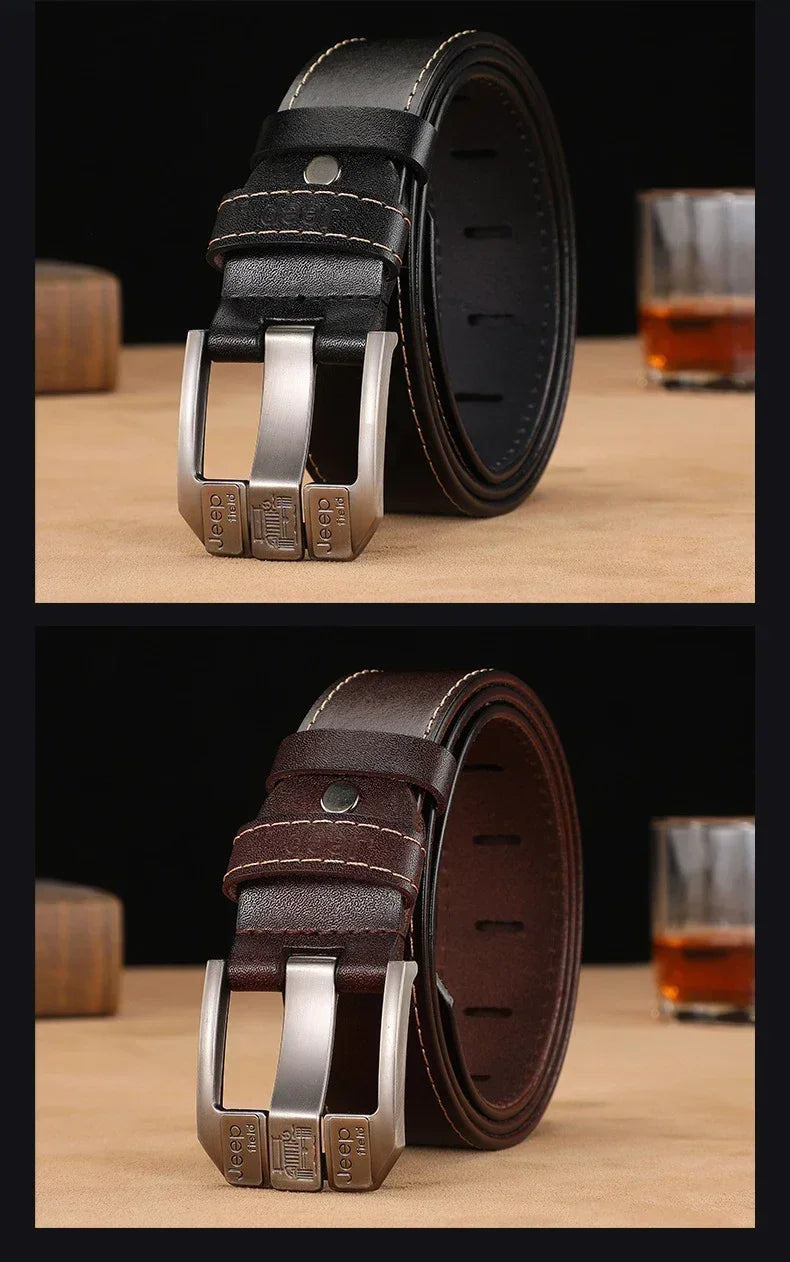 Men High Quality Genuine Leather Belt Luxury Brand Designer Belts Men Fashion Waist Straps for Jeans Trousers