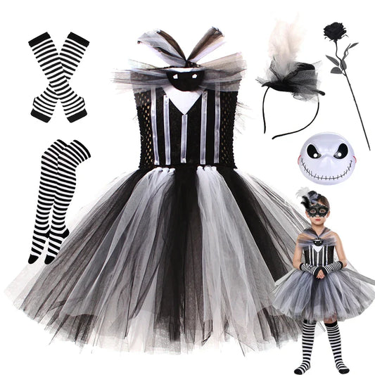 Kids Girls Tutu Dresss Halloween Cosplay Costume Carnival Party Boy Costume Witch Fancy Clothes Halloween Gifts for Children