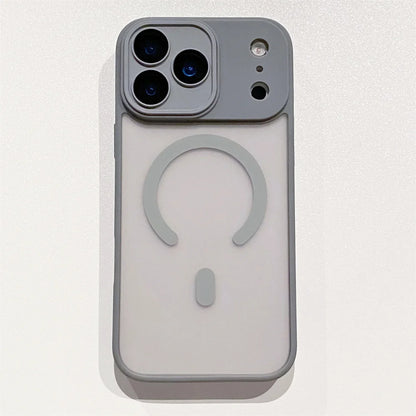 Luxury Matte Magsafe Magnetic With Lens film Phone Case For iPhone 17 17Air 17 Pro 17ProMax Hard PC Bumper Cover