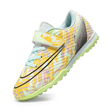 Children Football Shoes Grass Society Indoor Training Original Boy Girl Soccer Shoes Cleats Non Slip Kids Football Field Boots