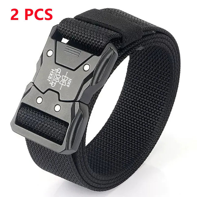 Men Belt Outdoor Hunting Tactical Belt Multi-Function Buckle Nylon Belt High Quality Marine Corps Canvas Belt Plastic buckle