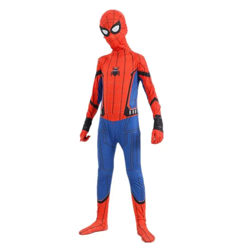 Kids Spider Superhero Costume Anime Game Cartoon Role Play Mask Costume Halloween Party Play Costume Kids Gift