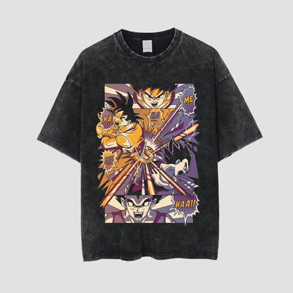 T-shirt Man Women Vintage Washed Short Sleeve Tee Streetwear Loose Casual Top Summer Y2k 2026