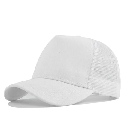 Fashion SunHat Outdoors Trucker Hat Cotton Mesh BreathableBaseball Cap Women Men Summer Sunshade MeshCap Truck Hat Cap Wholesale
