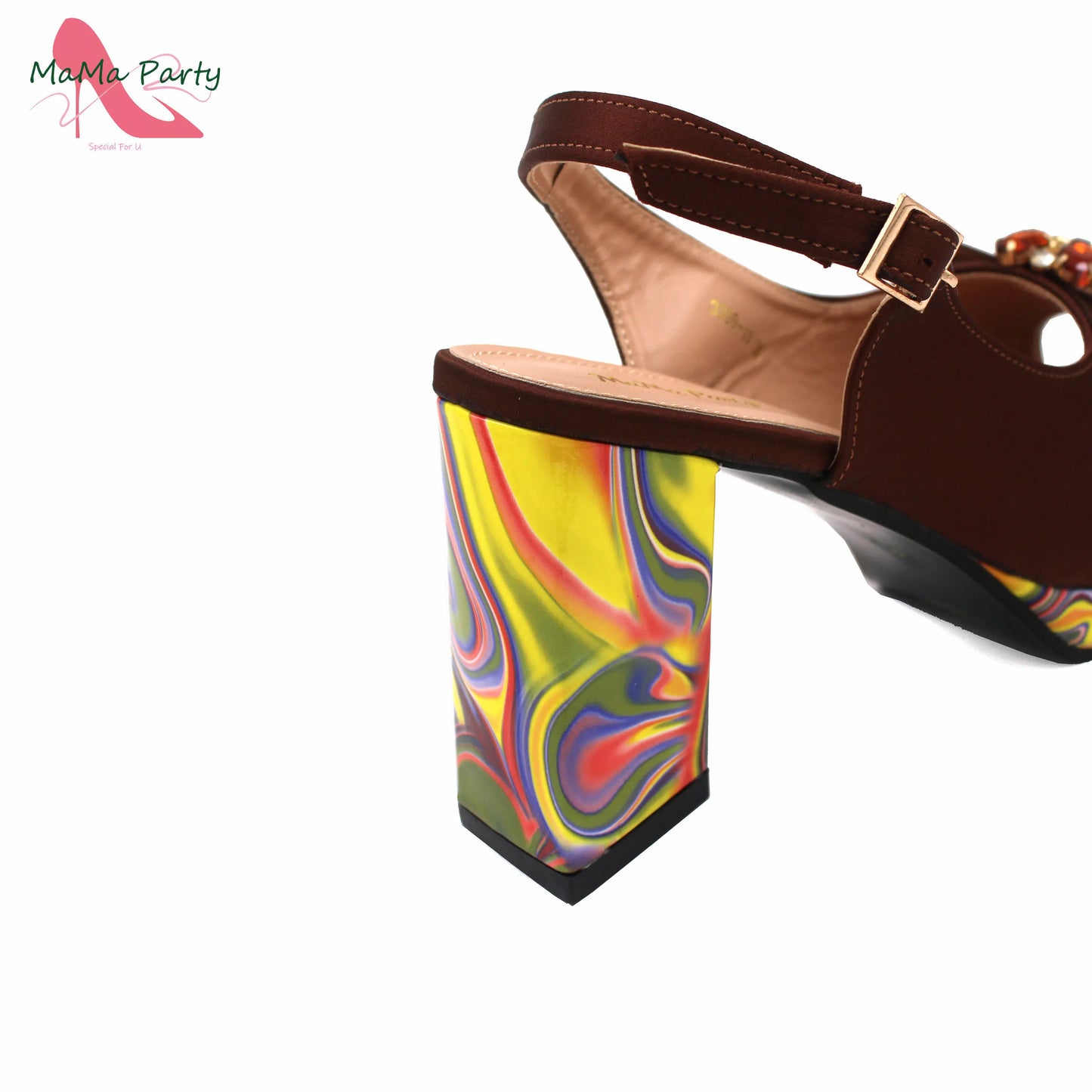 Red Color Italian Design Shoes Matching Bag Set Super High Heels Pumps for Garden Party