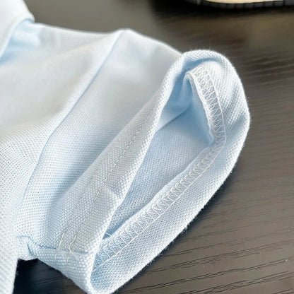 New Summer Fashion Baby Clothes Set Children Boys Solid Color Polo T-Shirt Shorts 2Pcs/Sets Kids Clothing Infant Outfits 1-5year