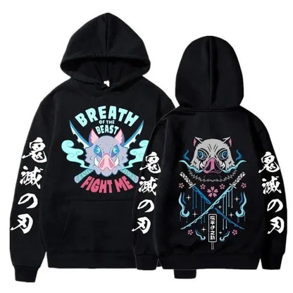 Anime Hoodie Men Women Pullover Sweatshirt Casual Streetwear Cosplay Costume Graphic Hooded Jacket Autumn Winter