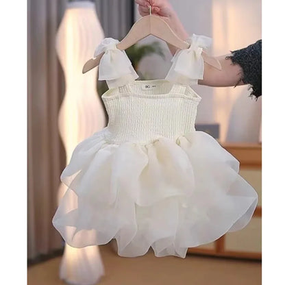 2026 New Sleeveless Summer Dress for Girls Puffy Tutu Dress Elegant Party Dresses Birthday Gift Gown Baby Girl Princess Dress