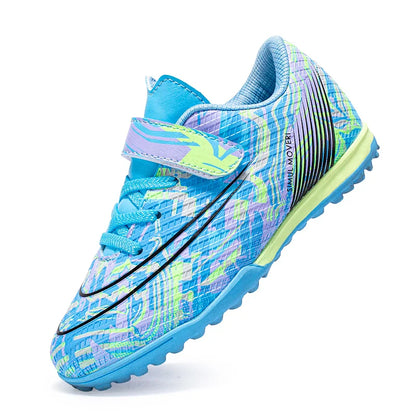 Children Football Shoes Grass Society Indoor Training Original Boy Girl Soccer Shoes Cleats Non Slip Kids Football Field Boots