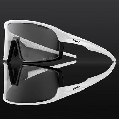 Photochromic Cycling Sunglasses Cycling Glasses UV400 Bicycle Eyewear Sports MTB Outdoor Bike Goggles Sunglasses Eyepieces
