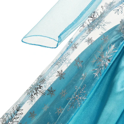 Children Costume Girl Dress Halloween Princess Cosplay Party Rapunzal Anna Elsa Birthday Clothes